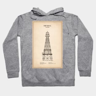 Ship Shoal Lighthouse - Louisiana - SD Hoodie